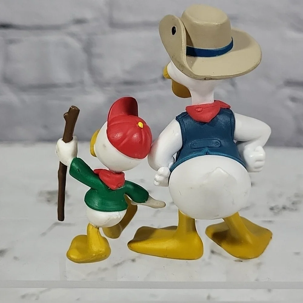 Disney Adventure Figures Mickey Mouse Donald Duck and‎ Nephew Lot of 4